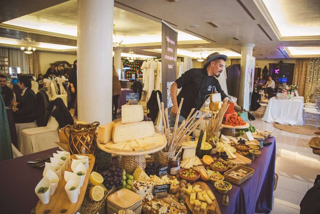 Mesa de quesos para bodas y eventos Marcha Pasa Events